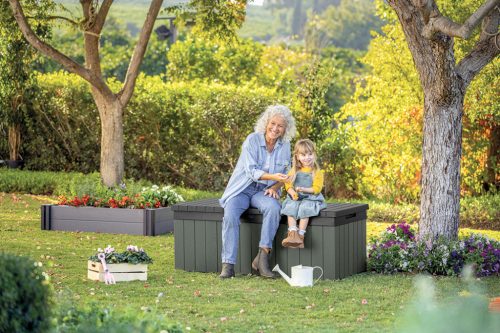 Keter Darwin 380L  kerti láda ,  zöld