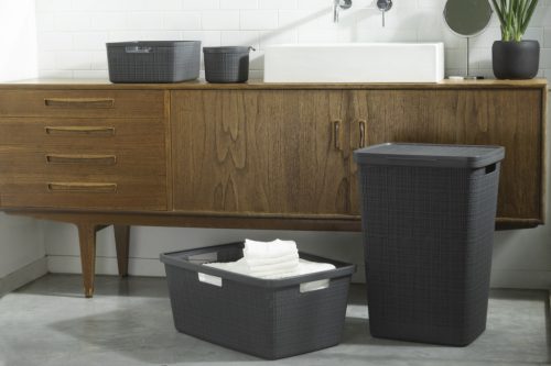 Curver Jute szennyeskosár 46L szürke