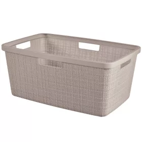 Curver Jute 46 l szennyestartó kosár taupe