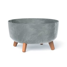 Prosperplast GRACIA LOW kaspó 38 cm beton effect