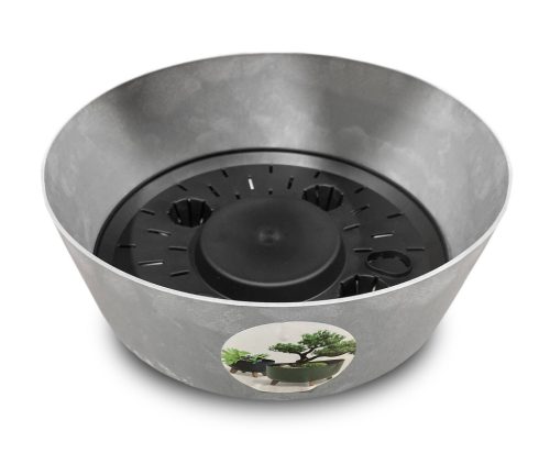 Prosperplast GRACIA LOW kaspó 38 cm beton effect