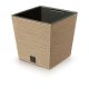 Prosperplast FURU SQUARE LOW ECO WOOD kaspó 30 cm naturo