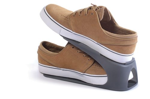 Prosperplast cipőrendező készlet, 38-45 méret antracit, 4 db