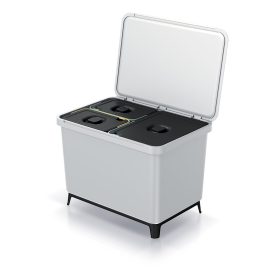   Prosperplast SYSTEMA szemetes kuka 1x23l + 2x10l hamvas szürke