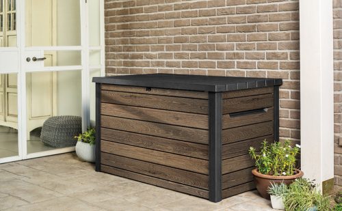 Kert láda Keter Deco 870 l diófa színü