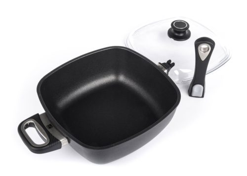 G21 Cook mély serpenyő fedéllel és levehető fogantyúval, 26 cm