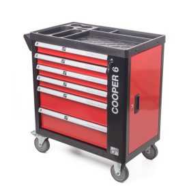 G21 Cooper 6 műhelykocsi, fekete-piros
