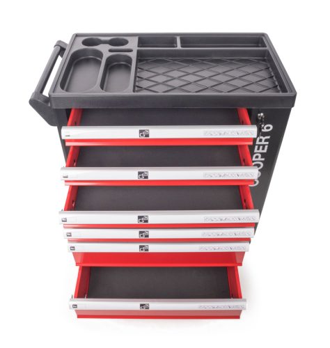 G21 Cooper 6 műhelykocsi, fekete-piros