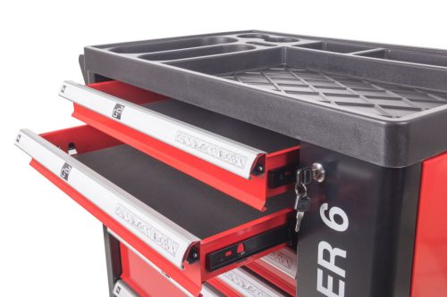 G21 Cooper 6 műhelykocsi, fekete-piros