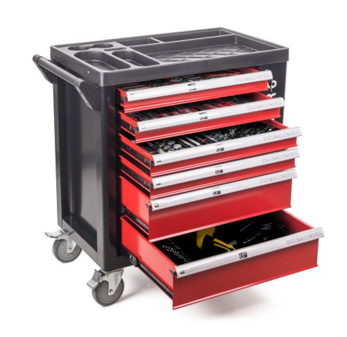 G21 Cooper 6 műhelykocsi, fekete-piros