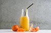 G21 BeEco Party fém szívószálak 6 db arany, hajlított + tisztító kefe