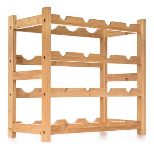 G21 borállvány 16 üvegre, bambusz