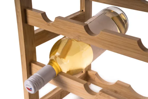 G21 borállvány 16 üvegre, bambusz