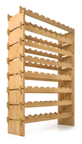 G21 borállvány 72 üvegre, bambusz