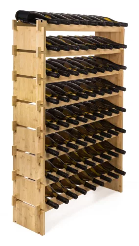 G21 borállvány 72 üvegre, bambusz