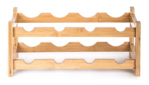 G21 borállvány 8 üvegre, bambusz