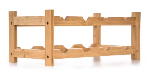 G21 borállvány 8 üvegre, bambusz