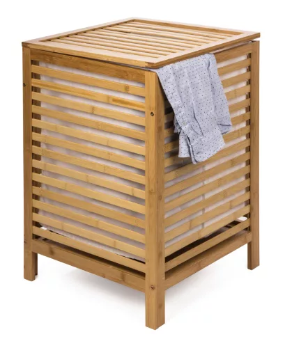 G21 szennyeskosár 80 l, bambusz