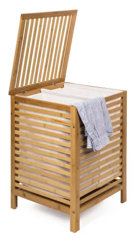 G21 szennyeskosár 80 l, bambusz