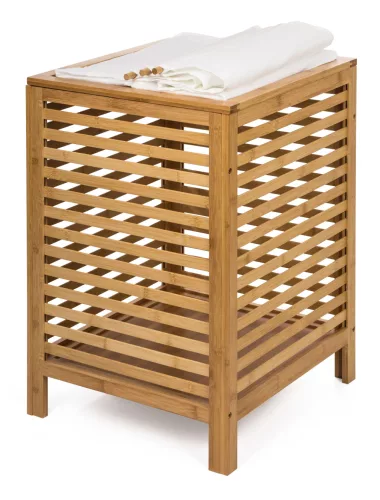 G21 szennyeskosár 80 l, bambusz