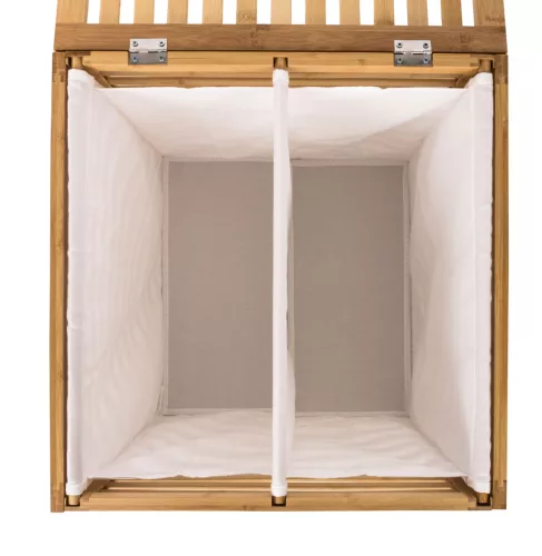 G21 szennyeskosár 80 l, bambusz