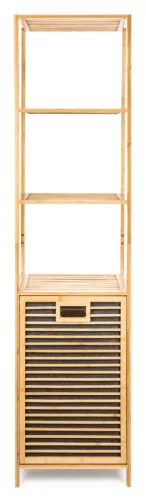 G21 szennyeskosár 30 l polcokkal, bambusz