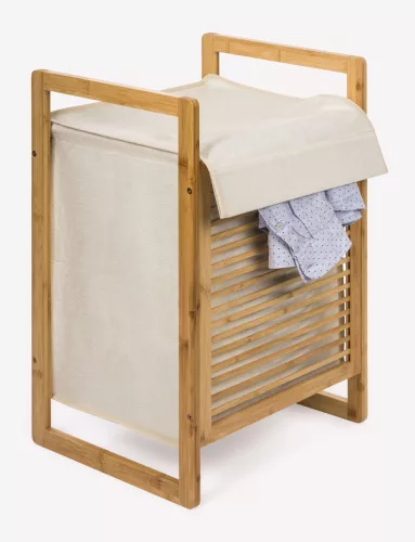 G21 szennyeskosár 55 l, bambusz