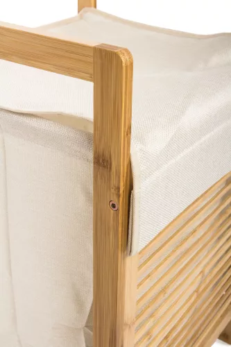 G21 szennyeskosár 55 l, bambusz