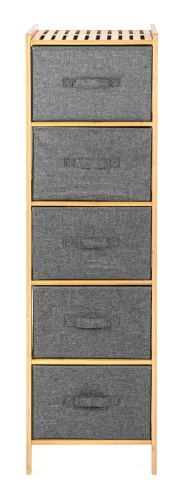 G21 bambusz fiókospolc 5 kosárral