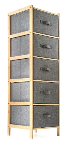 G21 bambusz fiókospolc 5 kosárral