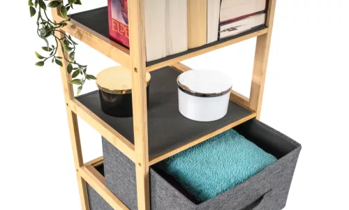 G21 bambusz fiókospolc 5 kosárral