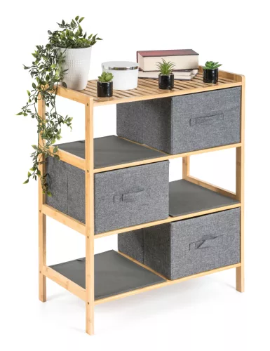 G21 bambusz állvány 6 kosárral