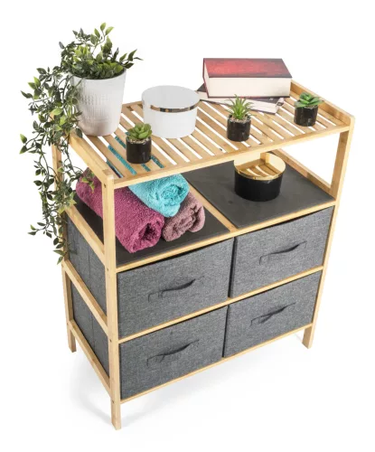 G21 bambusz állvány 6 kosárral