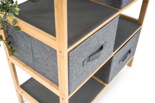 G21 bambusz állvány 6 kosárral