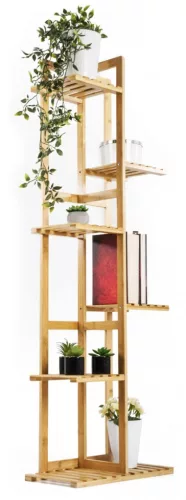 G21 6 szintes növénytartó, bambusz