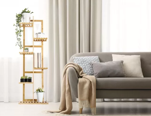 G21 6 szintes növénytartó, bambusz