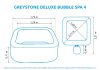 Felfújható pezsgőfürdő Marimex Greystone Deluxe Bubble Spa 4 NP