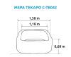 Felfújható pezsgőfürdő Marimex MSPA Tekapo C-TE042