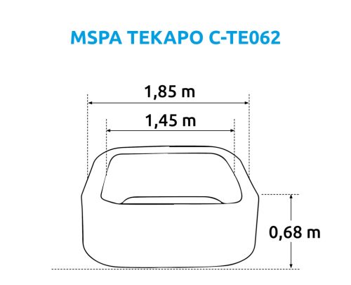Felfújható pezsgőfürdő Marimex MSPA Tekapo C-TE062