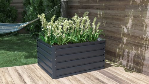 G21 Daisy magaságyás 100 x 80 x 52 cm, fémlemez, antracit