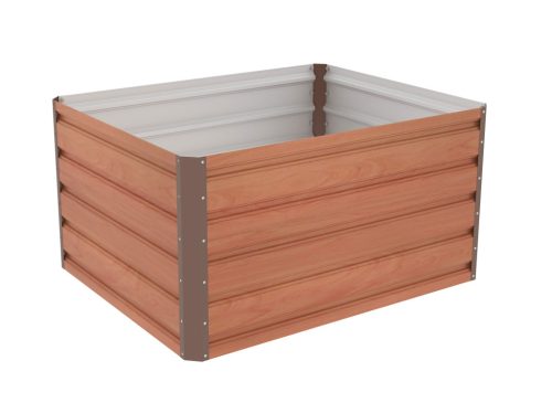 G21 Daisy magaságyás 100 x 80 x 52 cm, fémlemez, barna