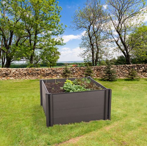 G21 Crop magaságyás 143 x 68 x 54, WPC, Ében