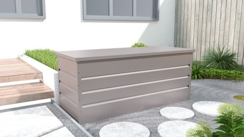 Kerti doboz G21 Denver 770 L, szürke fém