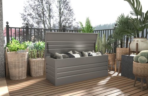 Kerti doboz G21 Denver 560 L, metálszürke