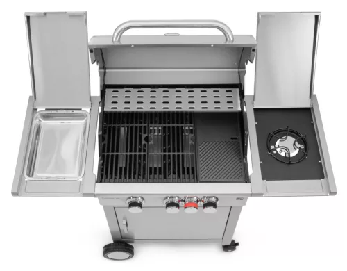 G21 California BBQ Premium line gázgrill, 4 égőfej + ajándék nyomáscsökkentő