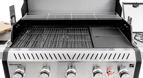 G21 Nebraska BBQ Premium Line gázgrill, 6 égőfejjel + ajándék reduktor