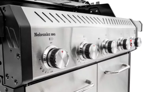 G21 Nebraska BBQ Premium Line gázgrill, 6 égőfejjel + ajándék reduktor