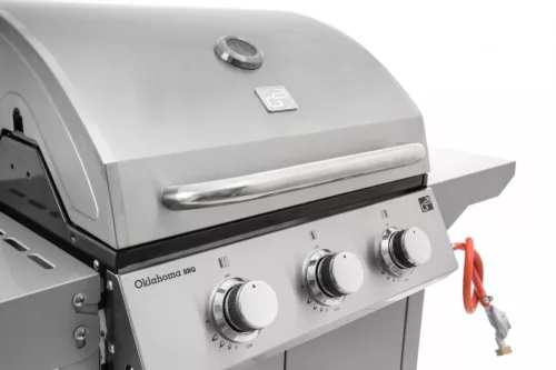 G21 Oklahoma BBQ Premium line gázgrill, 3 égőfej + ajándék nyomáscsökkentő