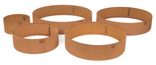 G21 100 x 20 cm, kör alakú, Corten kerti szegély