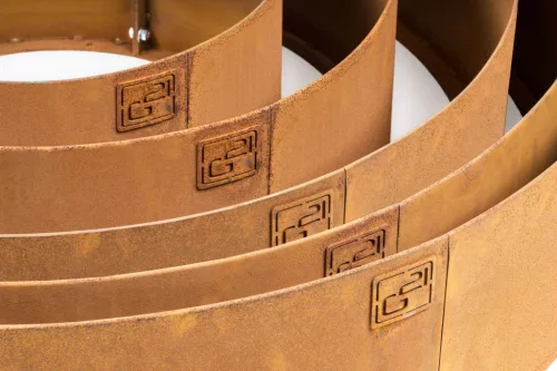 G21 100 x 20 cm, kör alakú, Corten kerti szegély